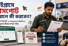 সাইপ্রাসে বাংলাদেশির পাসপোর্ট হারালে কী করবেন? পুলিশ রিপোর্ট থেকে নতুন পাসপোর্ট—সম্পূর্ণ গাইড