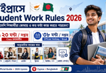 সাইপ্রাসে Student Work Rules 2026: বাংলাদেশি শিক্ষার্থীরা কোথায় ও কত ঘণ্টা কাজ করতে পারবেন? Cyprus Student Work Rules 2026 for Bangladeshi students working 20 hours weekly
