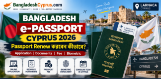 Bangladesh Passport Renewal Cyprus 2026: Cyprus থেকে বাংলাদেশি… Bangladesh passport renewal Cyprus 2026 e-passport biometric and consular guide
